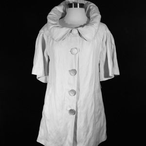 LADIES VERTIGO BISQUE COLORED JACKET OR COAT